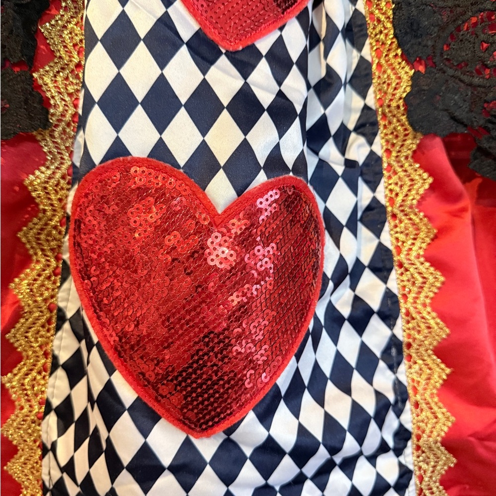 Queen of Hearts Kids Costume - Picture 2 of 6